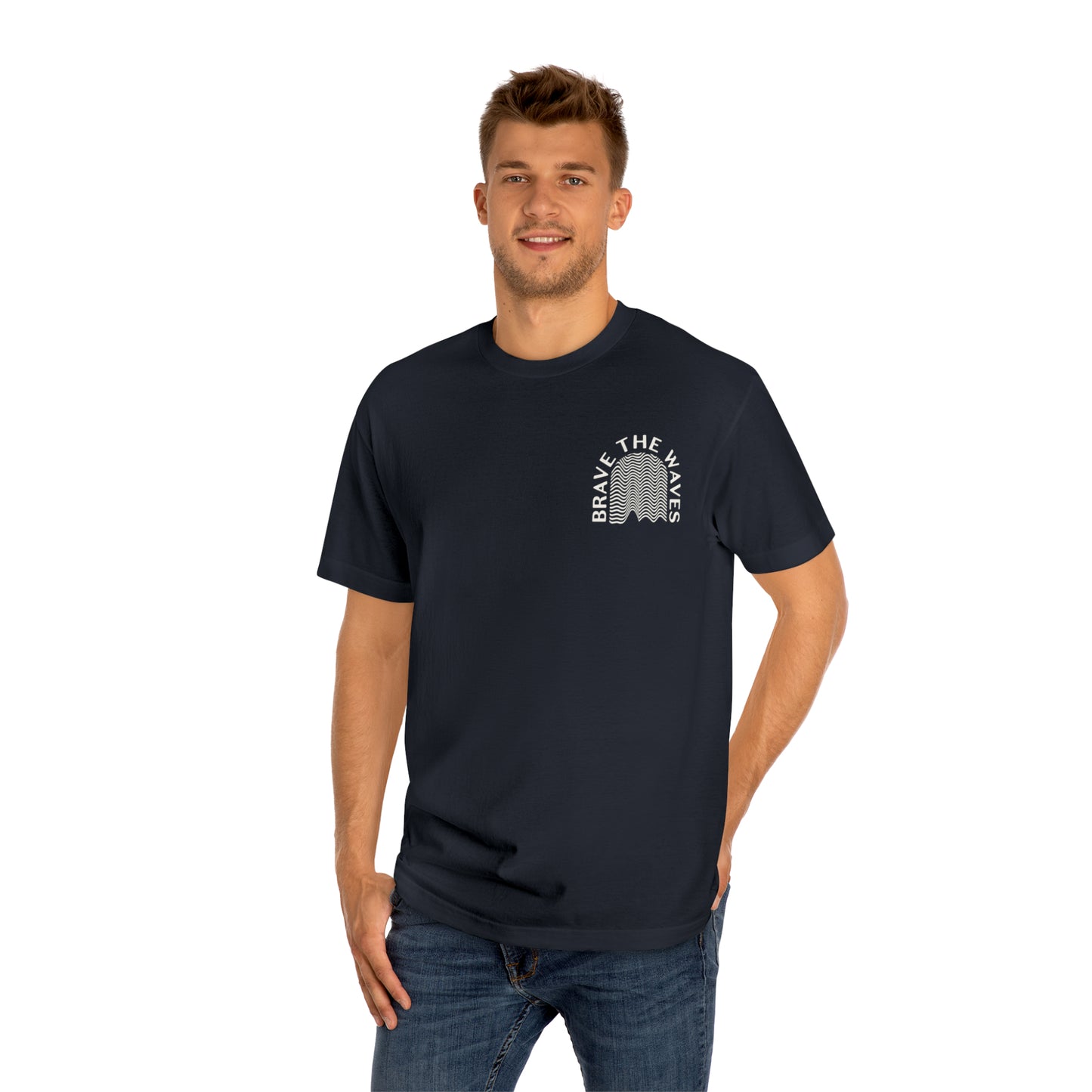 Brave the Waves (basics dark) T-Shirt